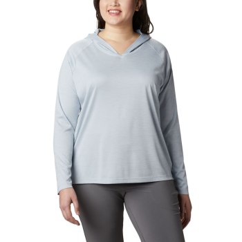 Columbia PFG Zero Rules Plus Size, Sudaderas Con Capucha Grises Para Mujer | 634928-DVT